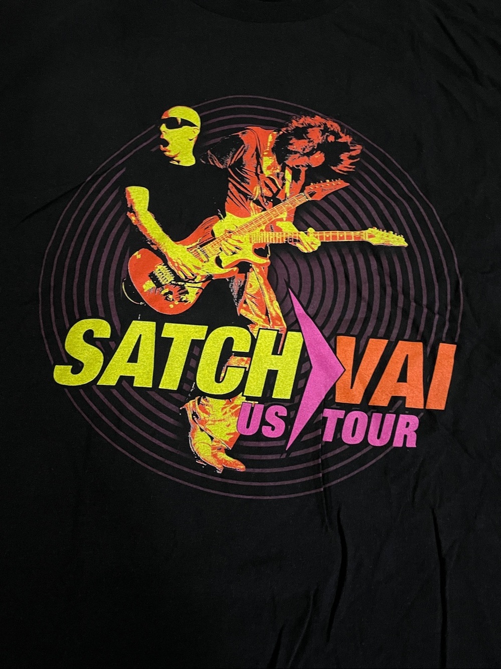 JOE SATRIANI AND STEVE VAI Tour Shirt Size XL - Picture 4 of 7